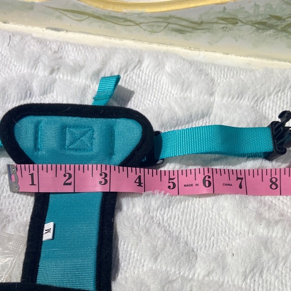 Teal Cat Harness and Leash Set - Picture 2 of 8